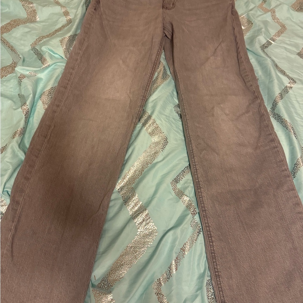 Aeropostale light gray wash Low Rise Baggy Jeans- Women’s size 6 regular